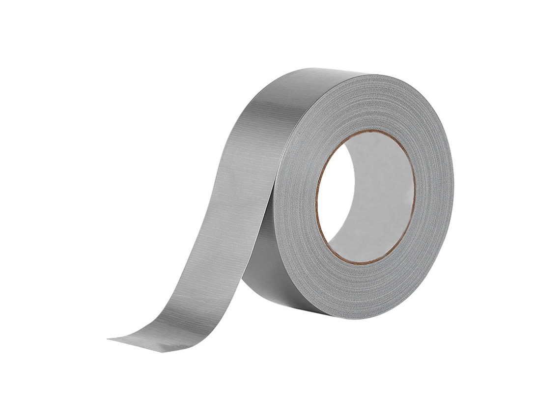 Fita adesiva grossa prateada com adesivo forte, multiuso para decoração e fabricação, 40 mm