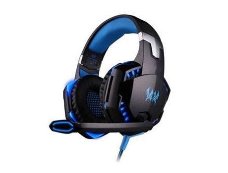 Fone de ouvido estéreo para jogos G2000 com microfone para PC Gamer Azul KOTION EACH