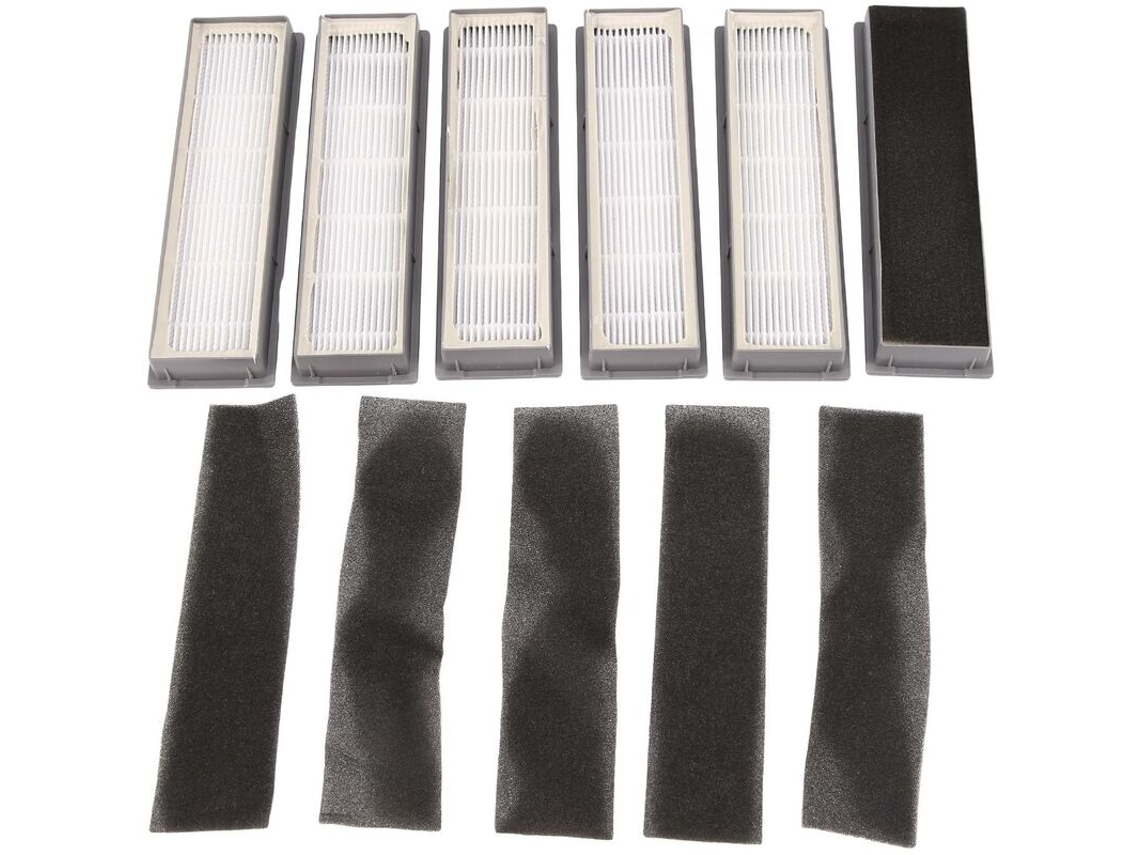 Conjunto de 6 Esponjas Filtrantes para Aspirador de Pó Deebot Ozmo 920 950 BRILVIBERA