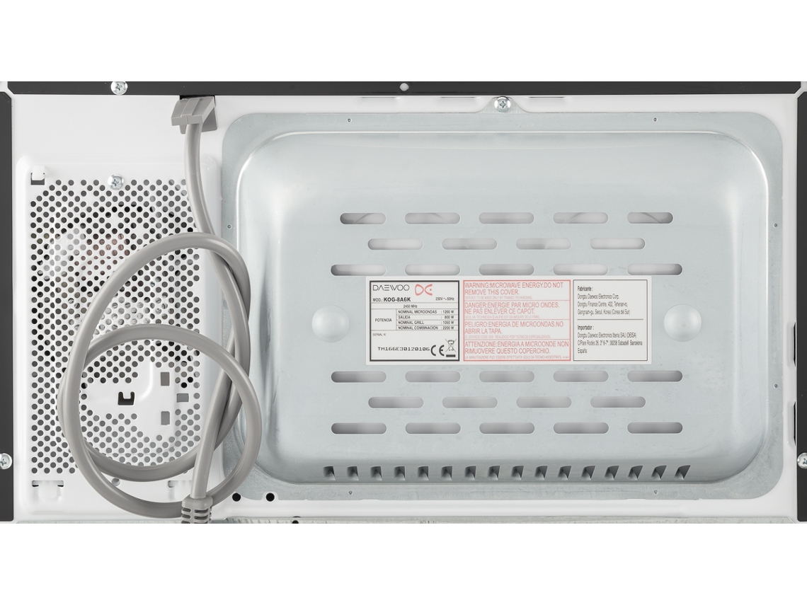 Micro-ondas DAEWOO KOG-8A6K (23 L - Com Grill - Preto)
