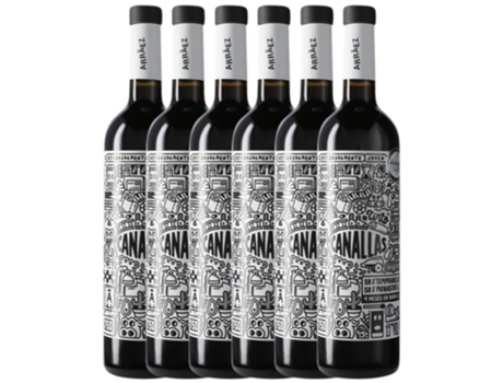 Vinho ANTONIO ARRÁEZ Antonio Arráez Canallas Valencia (0.75 L - 6 unidades)