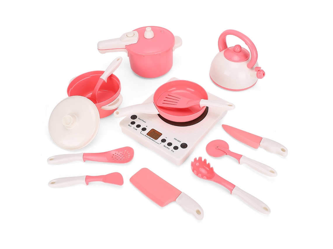 Primerox brinquedo de Cozinha Simulada com Efeitos Sonoros e Luzes para Crianças Acima de 3 Anos