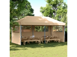 Vidaxl Tenda De Festa Bege 292 X 580 X 315 Cm Tecido Oxford