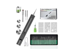 Caneta De Gravação Com 35 Bits, Mini Kit De Ferramentas De Gravação Faça Você Mesmo Para Metal, Vidro, Cerâmica, Plástico, Madeira E Joias Slowmoose
