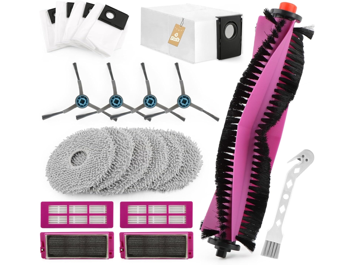 Kit De Reposição Para Aspirador De Pó Robô Eureka J15 Pro Ultra Com 20 Peças Zeuxo