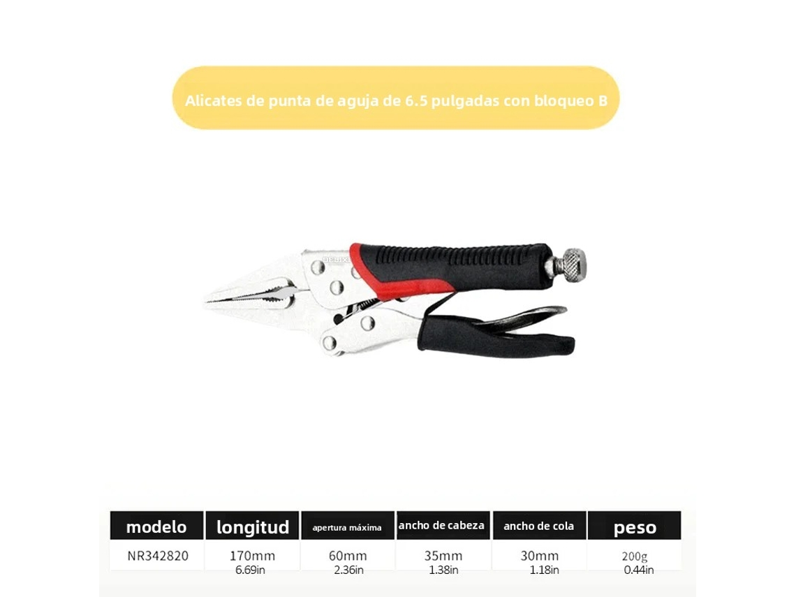 (modelo 2 De 6,5 Polegadas) Tesoura De Fixação Elétrica De Aço Carbono De Alto Torque, Ferramenta De Fixação Ajustável Para Soldagem.