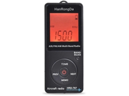Rádio de Bolso com Banda Avião Fm/am/air, Bandas Globais, Visor Lcd, Botão Bloqueio e Fones Ouvido. GOKOCO