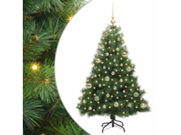 Conjunto 1 Decoração Sazonal Vidaxl Verde Plástico (150 Cm)