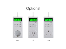Termostato Plug in Sem Fio Programável com Sensor de Temperatura para Aquecedor e Cooler com MARCA
