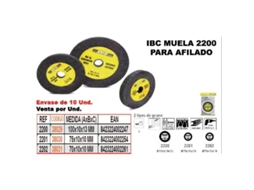 Ibc 2-202 muela afilado  70x10x10  2 caras