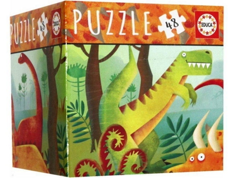 Puzzle Dinossauros 48 Peças
