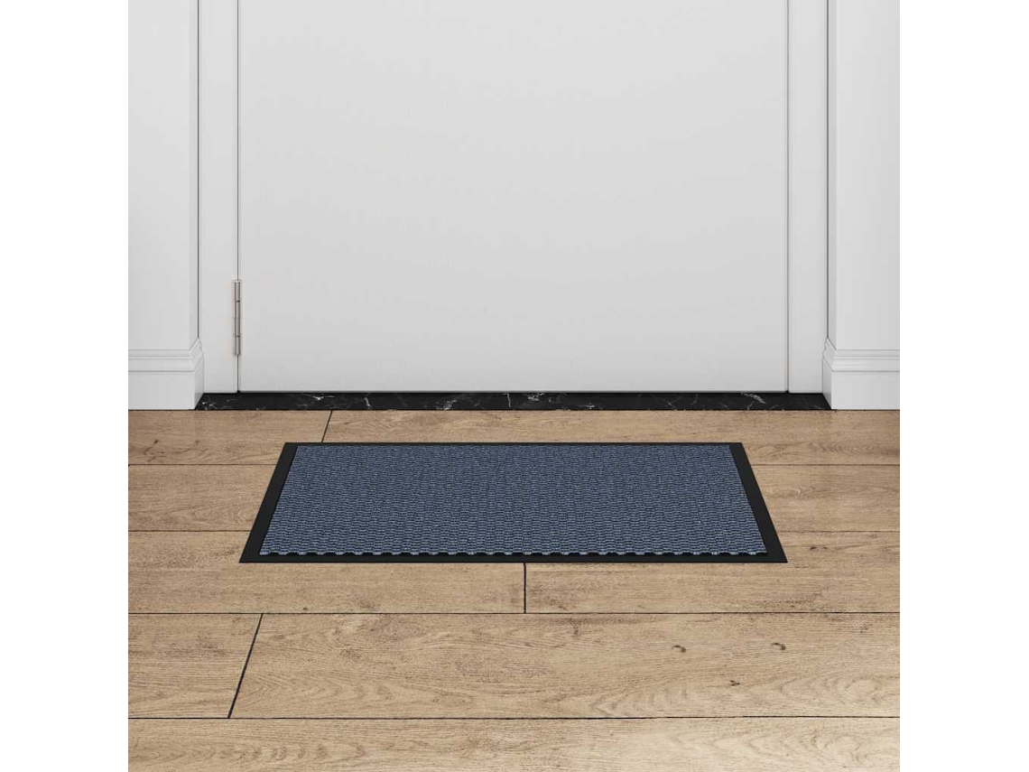 Tapete De Porta 40x60 Cm Azul
