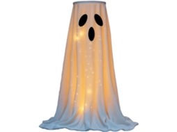 Tigela De Halloween Em Forma De Estatueta, Estatueta Fofa Com Luzes | Decoração De Fantasma Para O