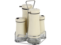 Conjunto De Aceitera Mod, Aloreña Bege 230.Ml-120Ml