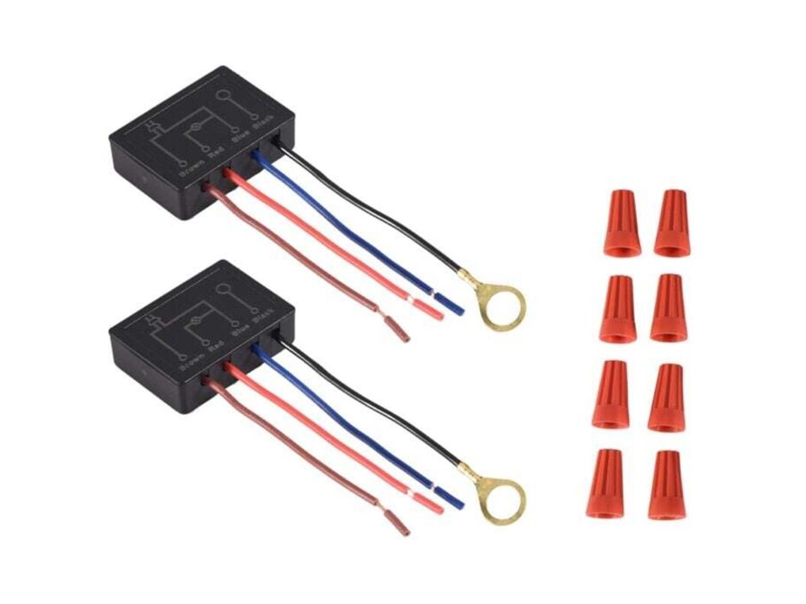 Lote com 2 Interruptores de Toque, Interruptores Dimmer de Led, Módulo OEM