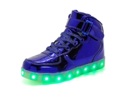 Zapatos Infantiles Led com Luzes Crianças Zapatillas Corrida Talla 30 40 35 Azul