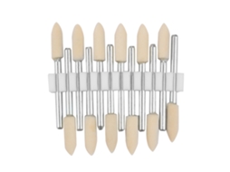 12 Peças Cabeça De Polimento Lana Cone Mando 3mm Roda De Esmalte Polidor (6mm)