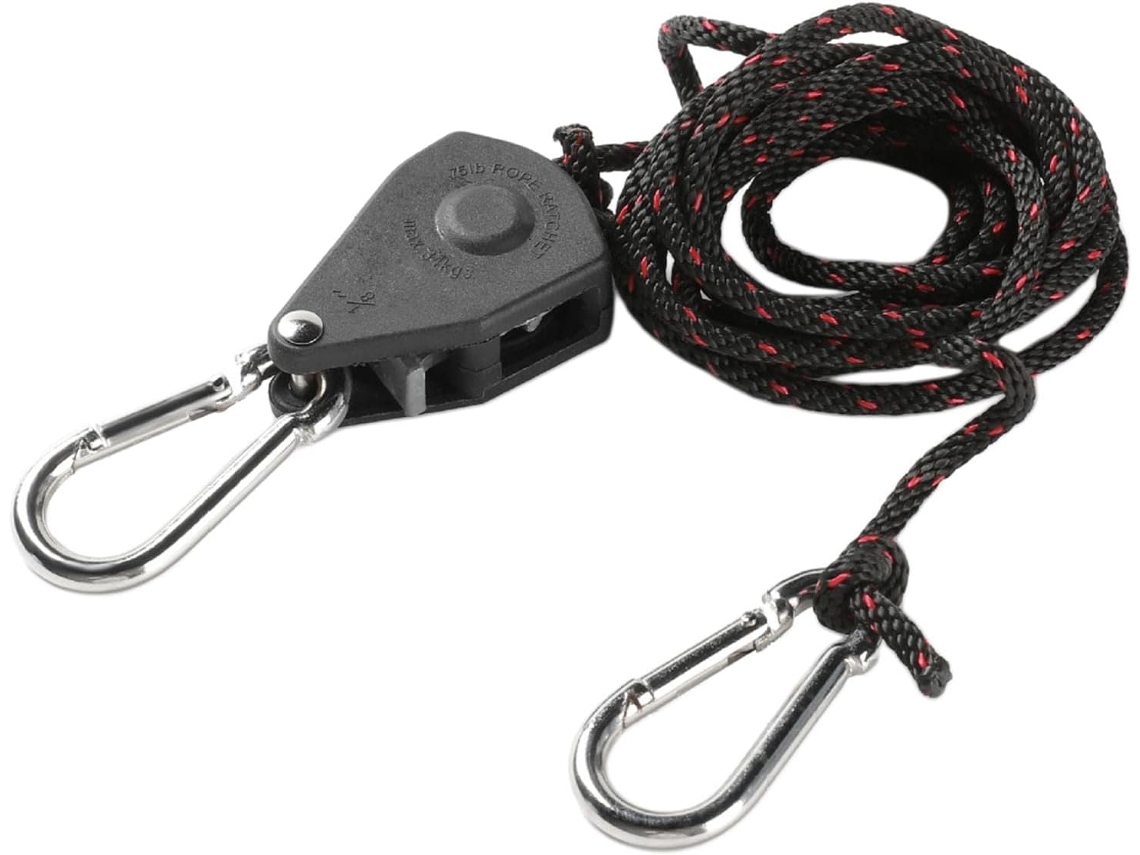 Generic Rope Hanger For Grow Light Canopy Quick Fix Tear And Rust Resistant