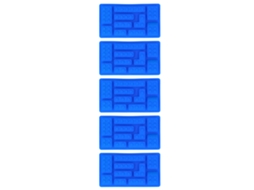 5 Moldes de Silicone S/MARCA para chocolate e bolo