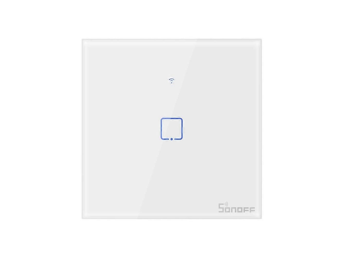 Interruptor De Parede Inteligente Wifi, Compatível Com Sonoff Alexa Google (1 Gang)