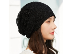 Gorro Masculino de Inverno com Abertura para Rabo Cavalo, Feminino Tricô Elástico, Inverno, Quentinho, Quente