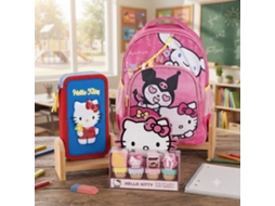 Mochila 42cm E Estojo Escolar Hello Kitty Com Necesser