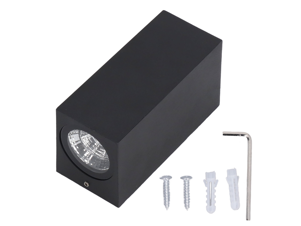 2026 lâmpada de Parede de Duas Cabeças 12w Impermeável Alumínio Exterior Moderna Luz Quente 85 265v Cima Baixo