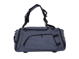 Mochila de viagem cinza escuro masculina para academia, treino, fitness, bolsa de ombro