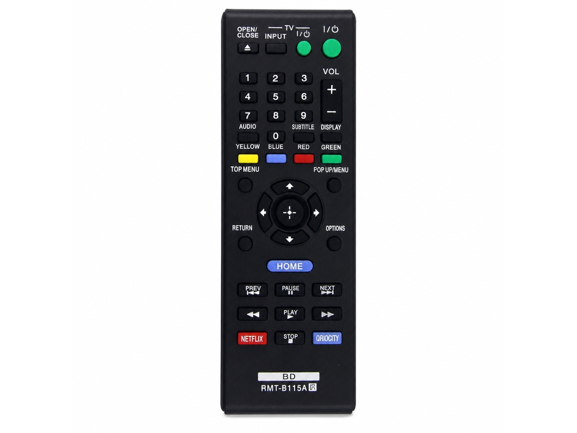 Comando À Distância Para Leitor Blu-ray/dvd Sony, Compatível Com Rmt-b115a