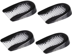 2 Pares De Palmilhas Elásticas Com Amortecimento No Calcanhar, Design Em Favo De Mel, Tamanho Único, Suporte Em Forma De