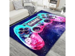 Tapete Gamer Infantil Com Estampa De Controle De Videogame, Antiderrapante, 3d, Para Sala De Jogos Hengjian