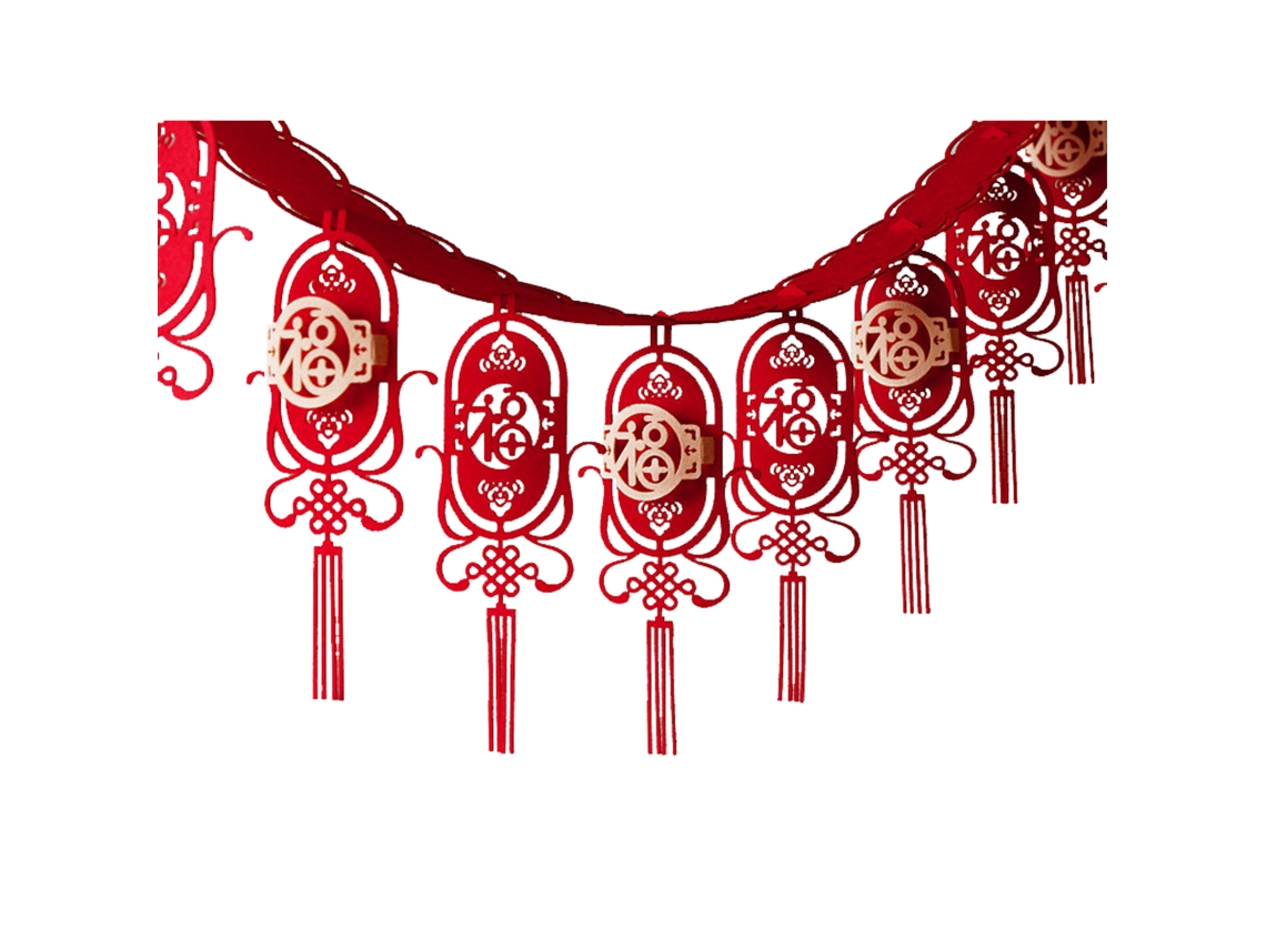 Laxiscreed Almofada Decorativa Com Estampa De Dragão E Caráter Fu Para O Ano Novo 2024