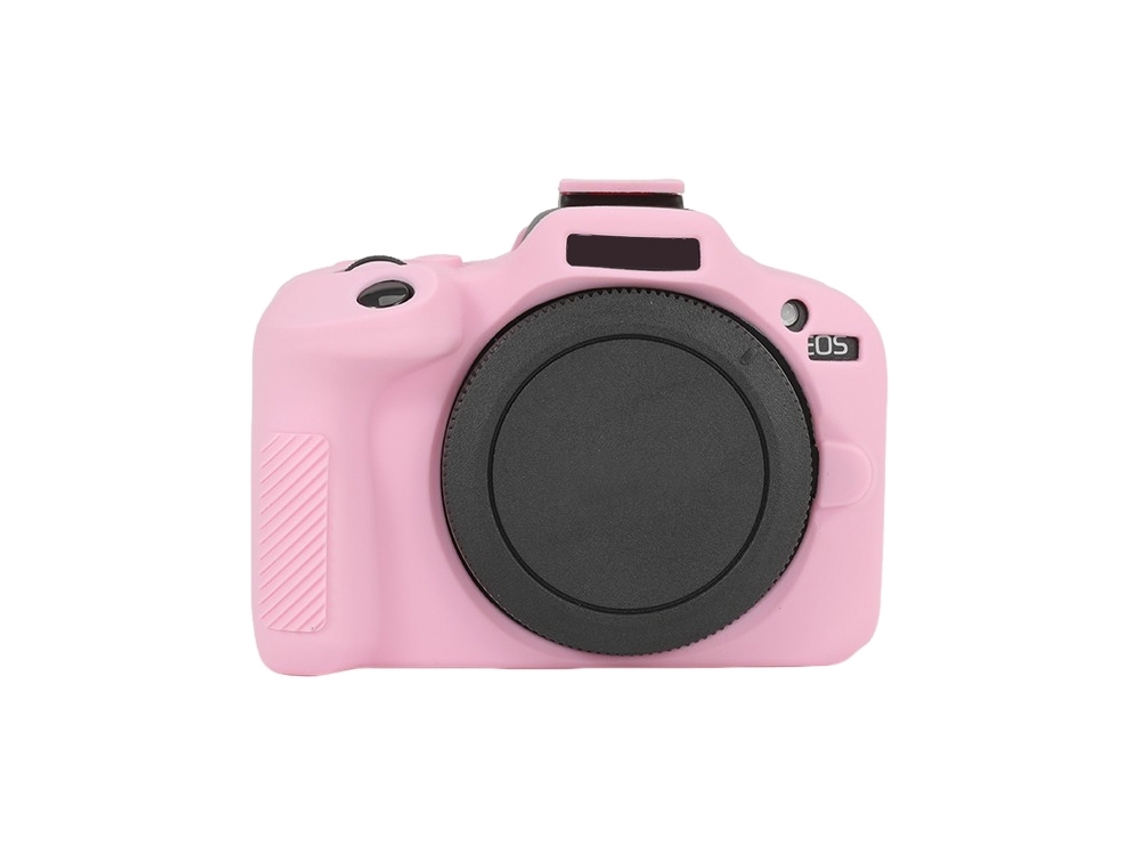 Capa Protetora de Silicone Macio Brilhante para Canon Eos R100 Rosa XIAOMOYU