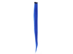 Extensiones De Cabelo Clip-in Color Azul Para Meninas