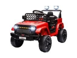 Carro Elétrico Infantil Utv 12v Vermelho 95x62,5x65 Cm (velocidade Ajustável, Usb, Faróis)