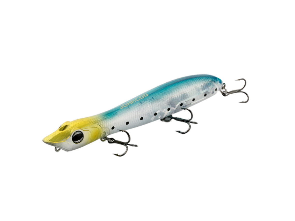 Isca de superfície MDUG estilo wave, 12cm, 17,5g, com chocalho