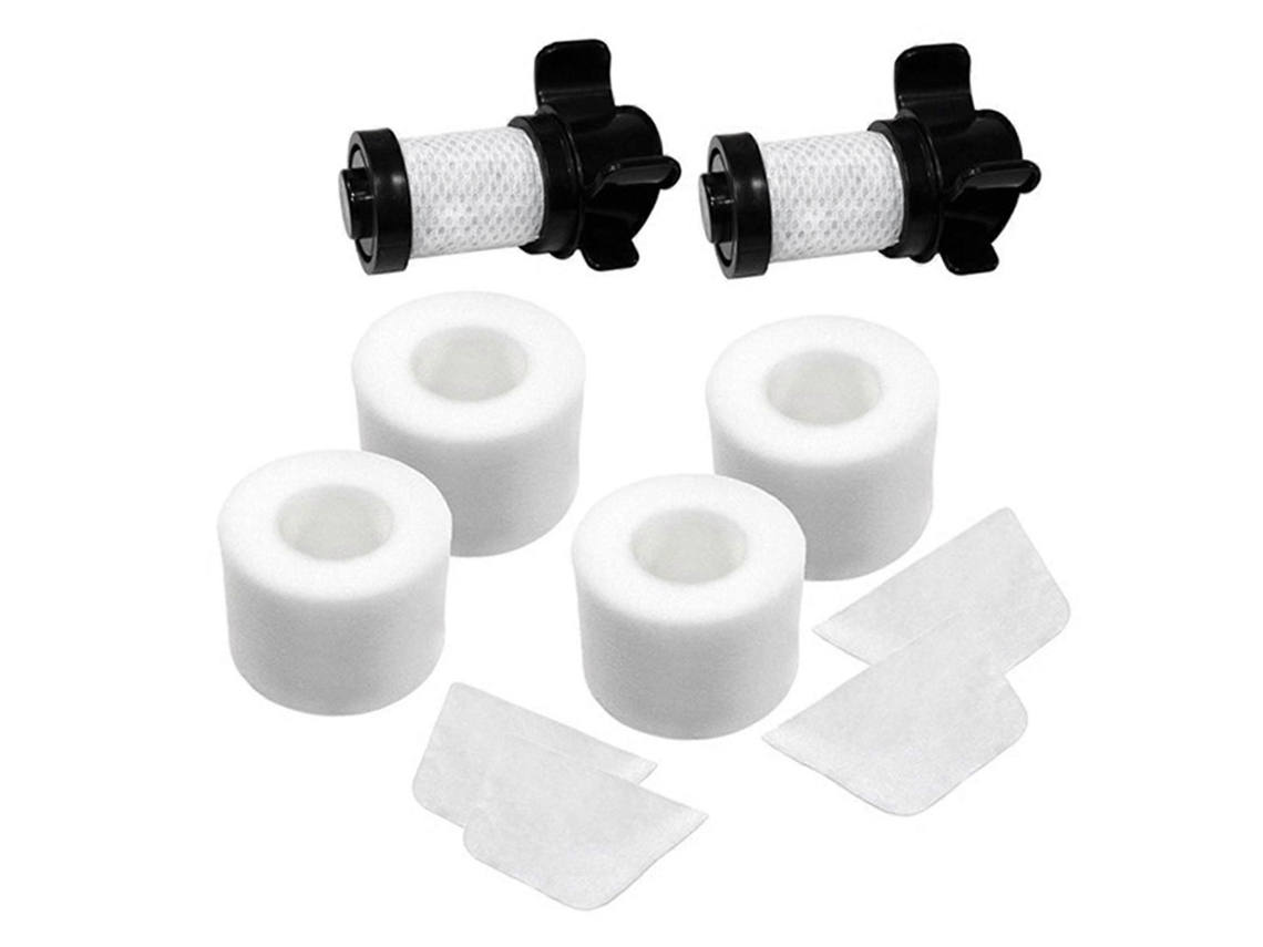 Pacote Com 2 Filtros + 4 Filtros Compatíveis Com O Aspirador Ionflex Duoclean Ic205 If100 If150 If160 If170 If180 If251 If200 If201 If2