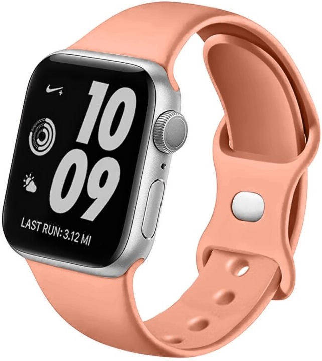 Bracelete Apple Watch 38/41 mm SWISSTEN Silicone (Rosa)