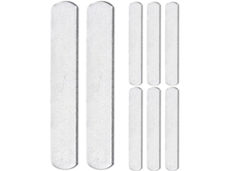 Placas De Peso Aço Com Design Compacto, Conjunto 8 Peças Para