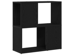Conjunto 1 Armário De Parede Vidaxl Preto Derivados De Madeira (60 X 24 X 63 Cm)