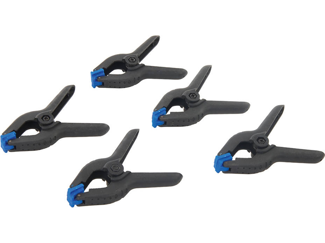Conjunto de Pinças de Fixação com Mola SILVERLINE 435082 - 5 peças