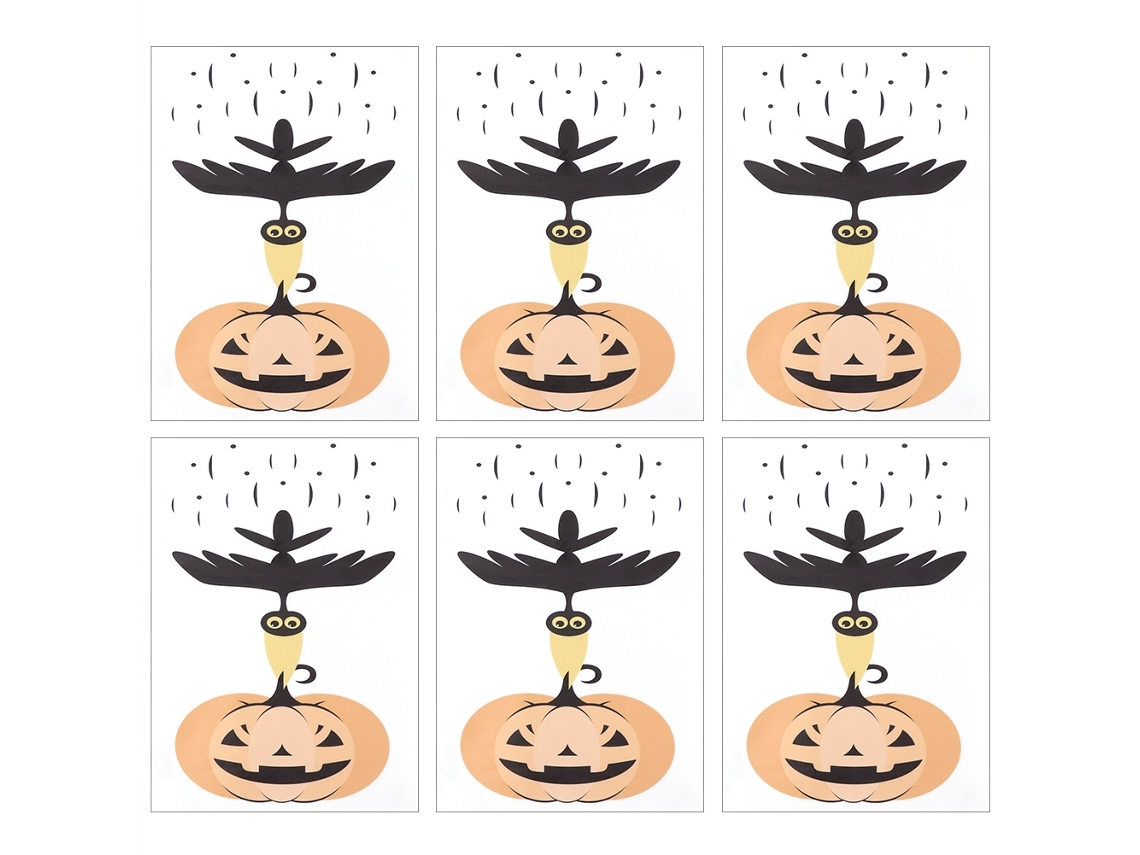 Adesivos Autoadesivos Halloween Para Banheiro 30x20cm