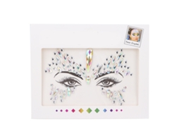 Adesivos De Strass Brilhantes Para Maquiagem Facial E Olhos - Resistente À Suor E Àgua, Seguro Para Pele