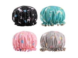 Toucas De Banho Impermeáveis Com Camada Dupla E Forro De Cetim - Pack