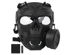 Protetor Facial Skull Fan para Cosplay e Esportes Ao Ar Livre