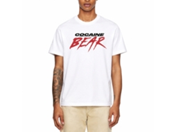 Rockinstone Cocaine Bear Movie Logo Light White Adult T-shirt Size:l