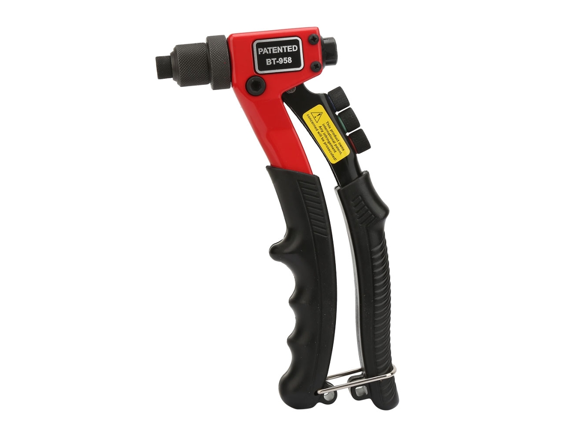 Pistola De Riveter Manual De Mão Única Compacta 8in Para Riviotes Cegos 2.4-4.8mm