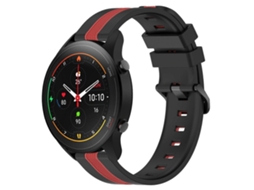 Pulseira De Silicone Bicolor Vertical De 22 Mm Para Xiaomi Mi Watch S1 Pro