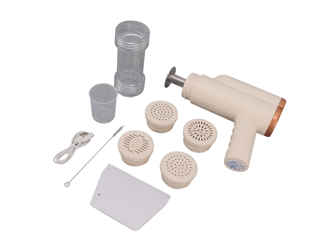 Laxiscreed Máquina De Massa Portátil Recarregável Sem Fio Com Bateria De Lítio Para Uso Doméstico