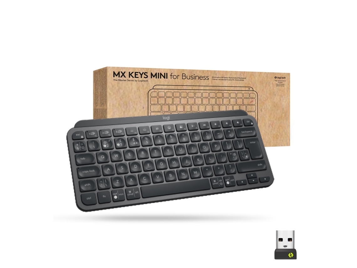 Teclado LOGITECH Mx Keys Mini For Business Wireless Ingl s